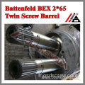 pd 65 ,85 cylindre à double vis parallèle pour Battenfeld